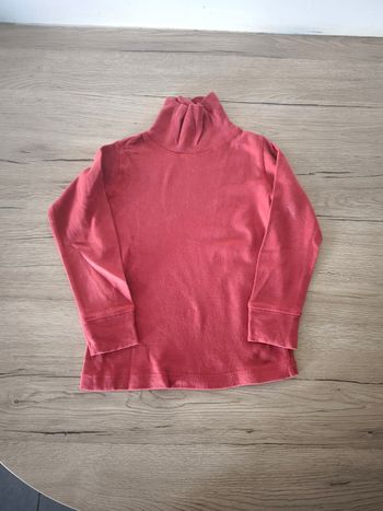 Tee-shirt manches longues col roulé 4 ans