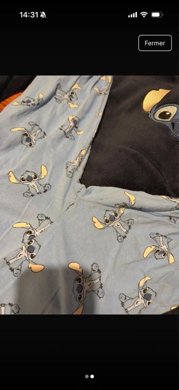 Pyjama stitch 16 ans à recoudre 