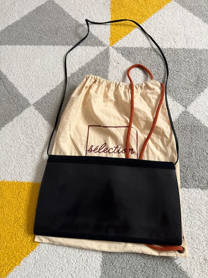 Pochette à bandoulière en cuir Séducta - photo numéro 3