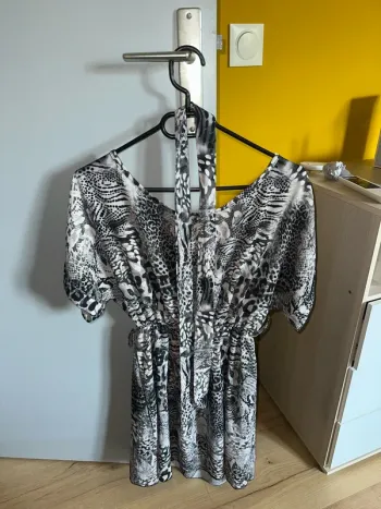Robe imprimé savane