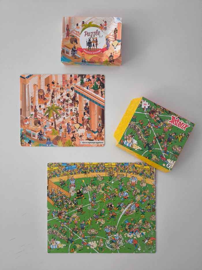 Lot De 2 Puzzles 20 Pièces Mc Donald's