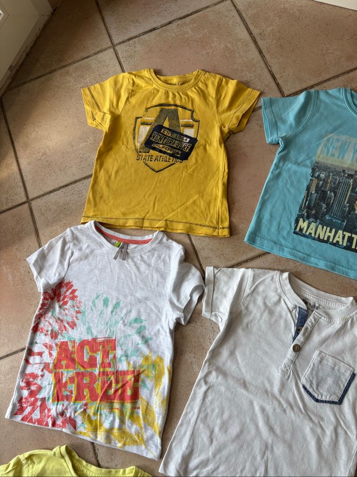 Lot 8 tee-shirts garçon 4 ans - photo numéro 4