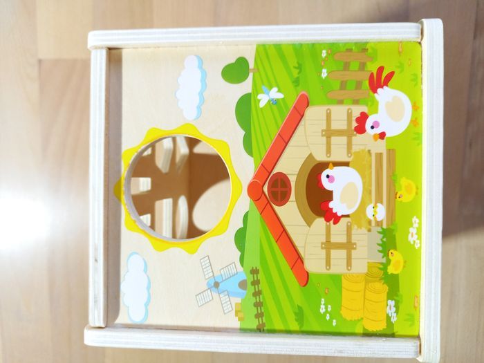 🧵 Cube d'éveil tri de formes - photo numéro 7