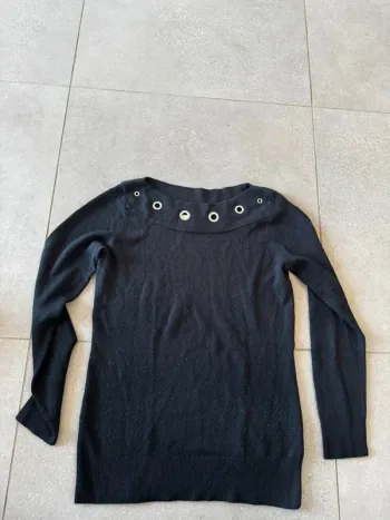 Haut noir Grain de malice, taille S, très bon état