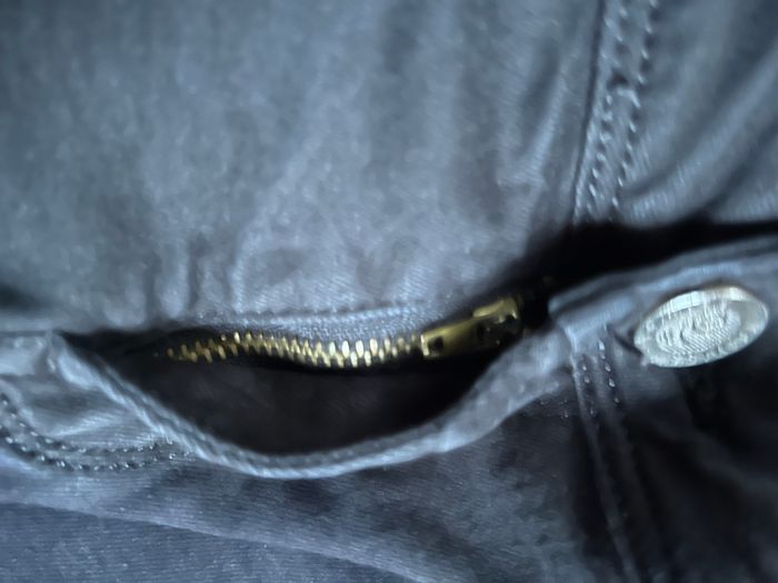 Jeans noir troué avec dentelle 42 VS Miss - photo numéro 10