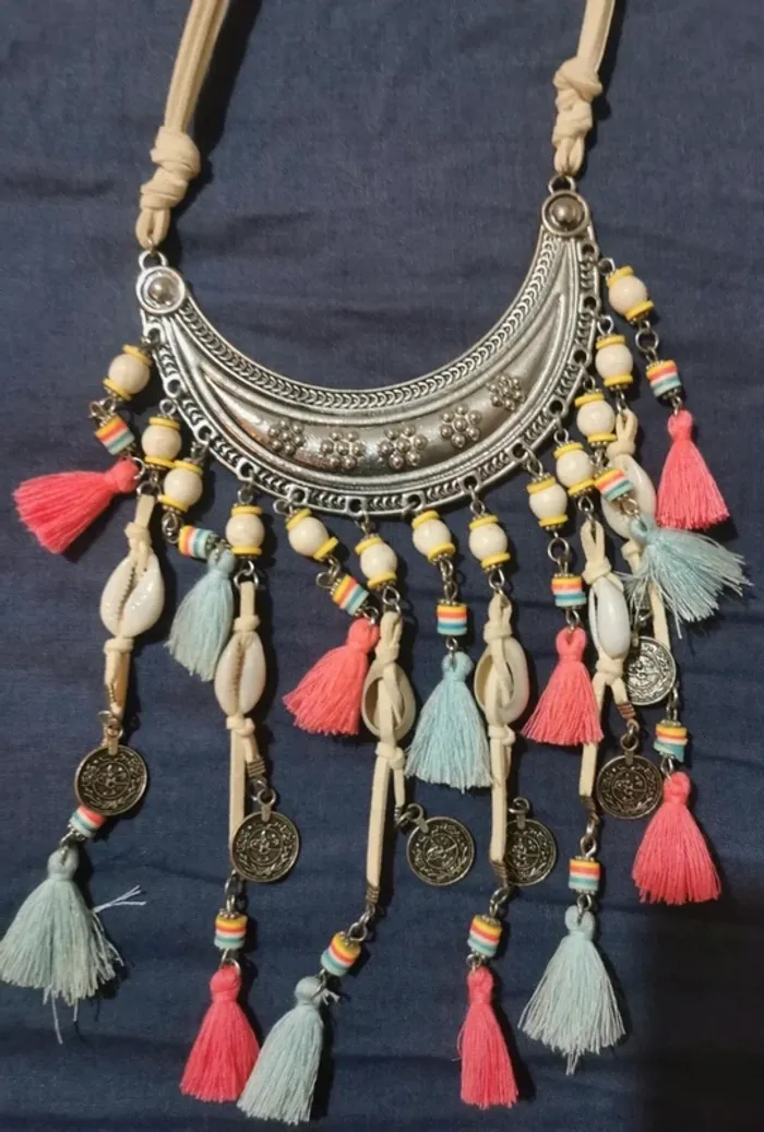 Collier sautoir bohème