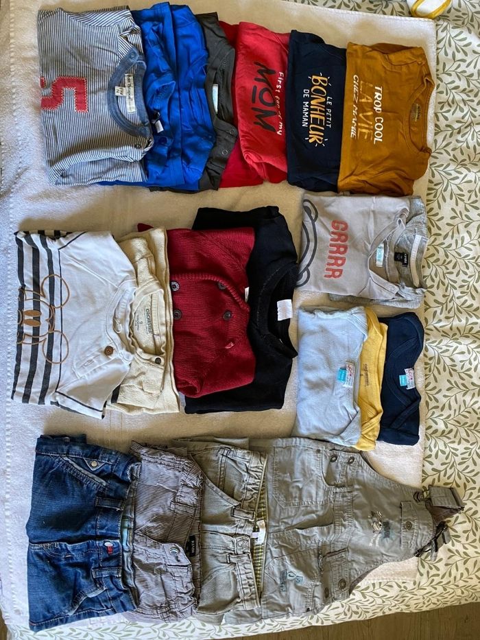 Lot de vêtements en 9 mois