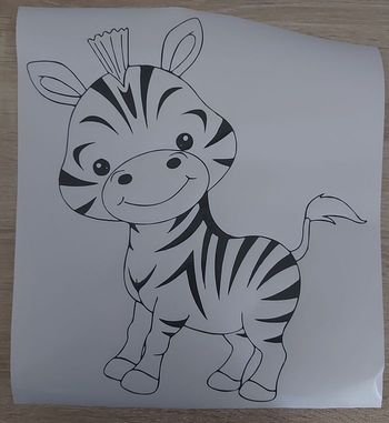 Stickers zèbre Neuf