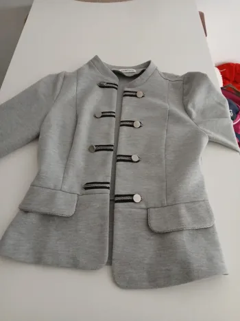 Blazer gris type officier cache cache