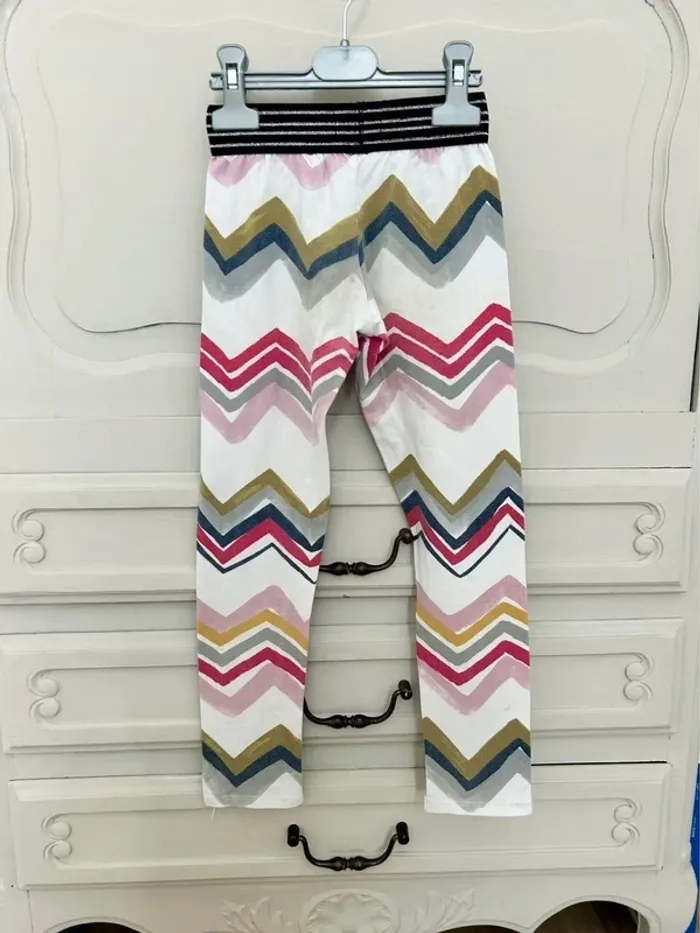 Ravissant legging Catimini à motif géométrique taille 8 ans - photo numéro 2
