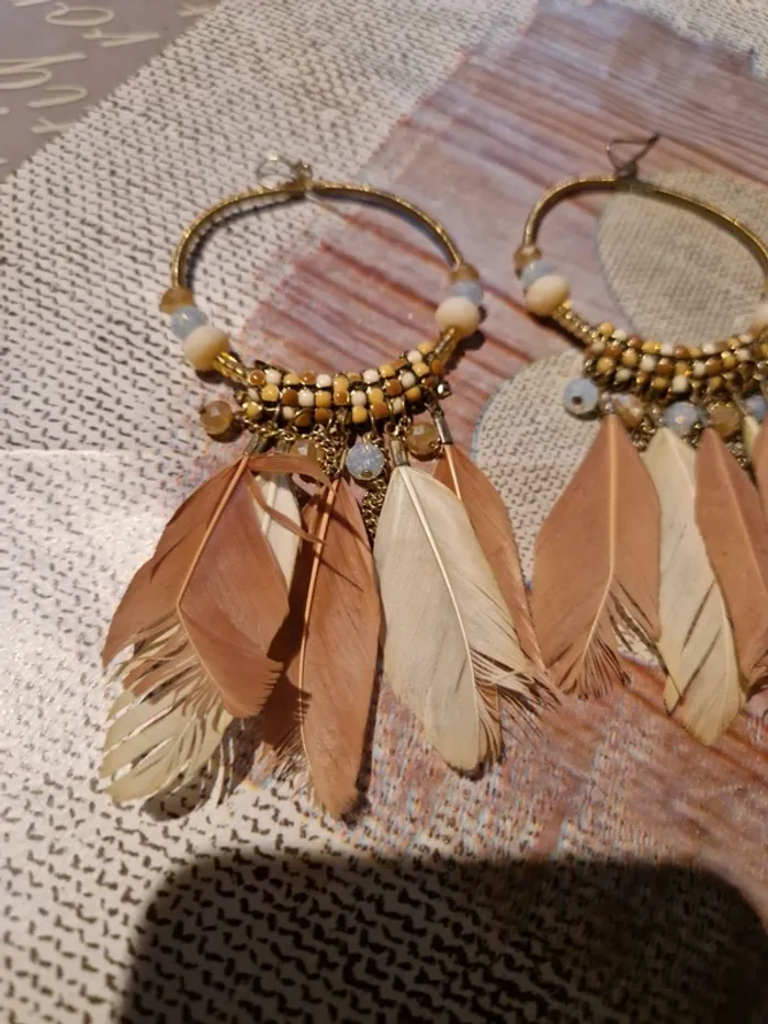 Boucle d'oreille fantaisie - photo numéro 3