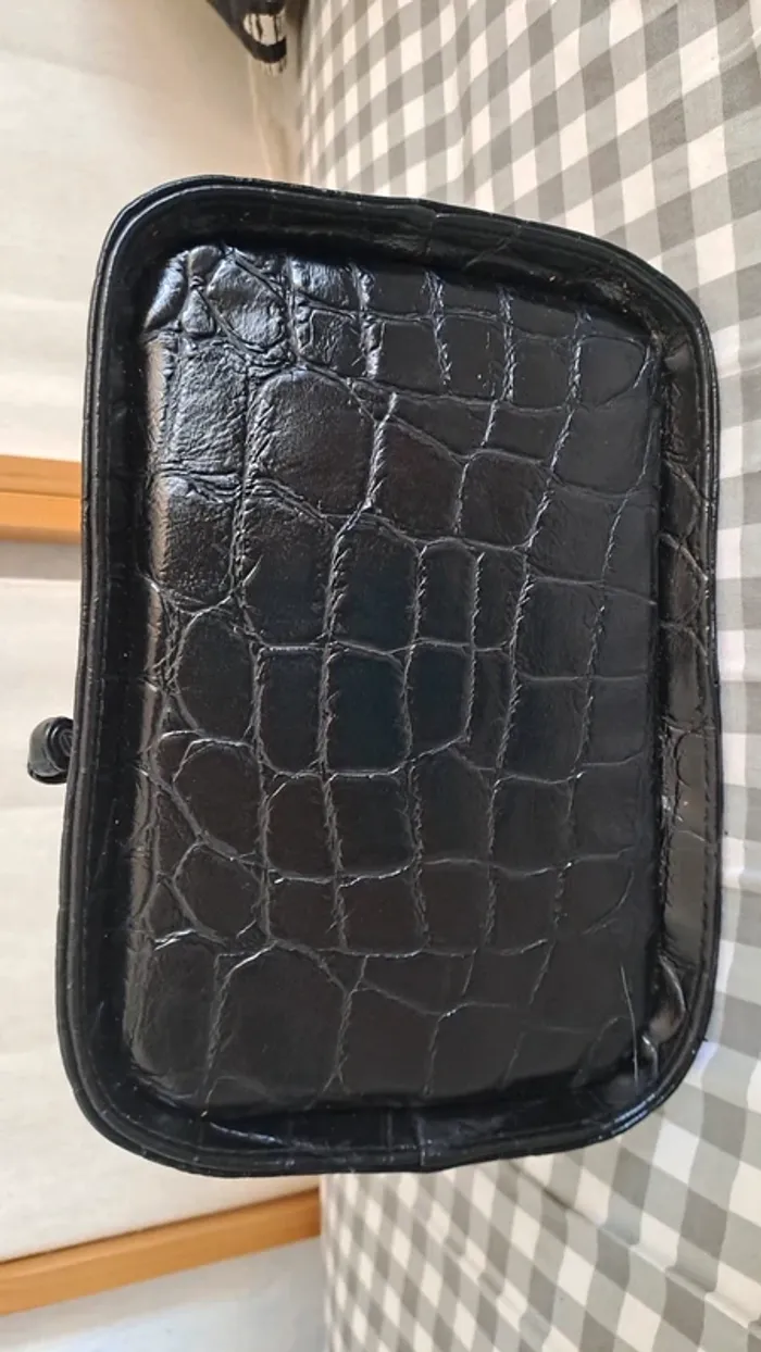 Sac seau / Sac Bourse / Sac Bourse effet crocro / Caro Sac / Sac Croco - photo numéro 9