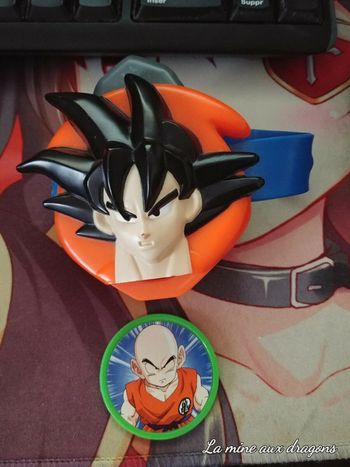 Montre AB Toys Dragon Ball Z Lanceur de disques DBZ Goku Krillin rare Mcdonald's