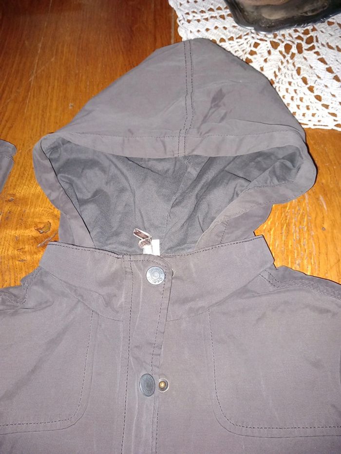 😷manteau long Okaidi 8ans marron - photo numéro 2