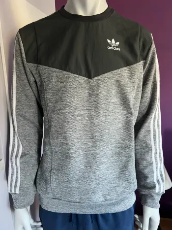 Crewnek Sweat Adidas Gris Taille M