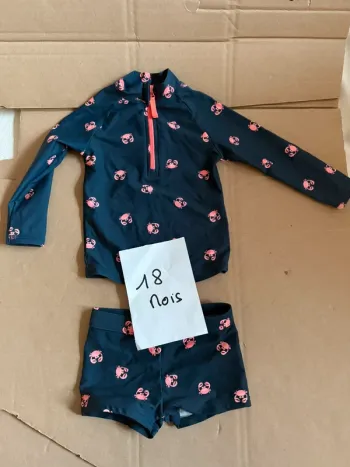 Maillot de bain 2 pièces 18 mois