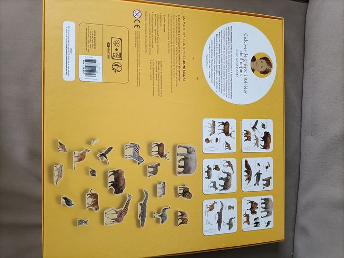 jeux Montessori animaux