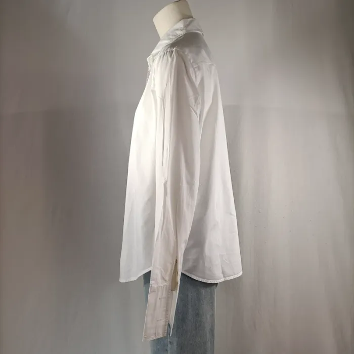 Chemise en coton blanche 100% coton Cerruti Club - 44 A1144 - photo numéro 3