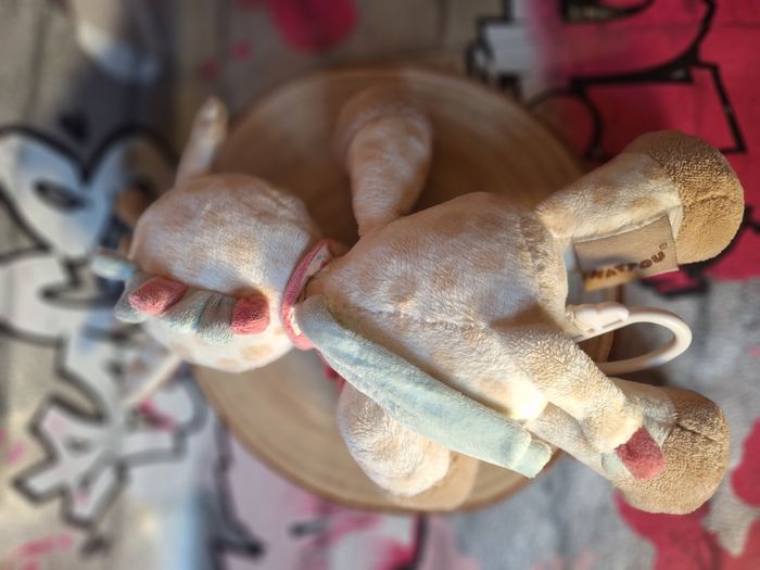 Doudou musical girafe nattou pour bébé mélodie - photo numéro 4