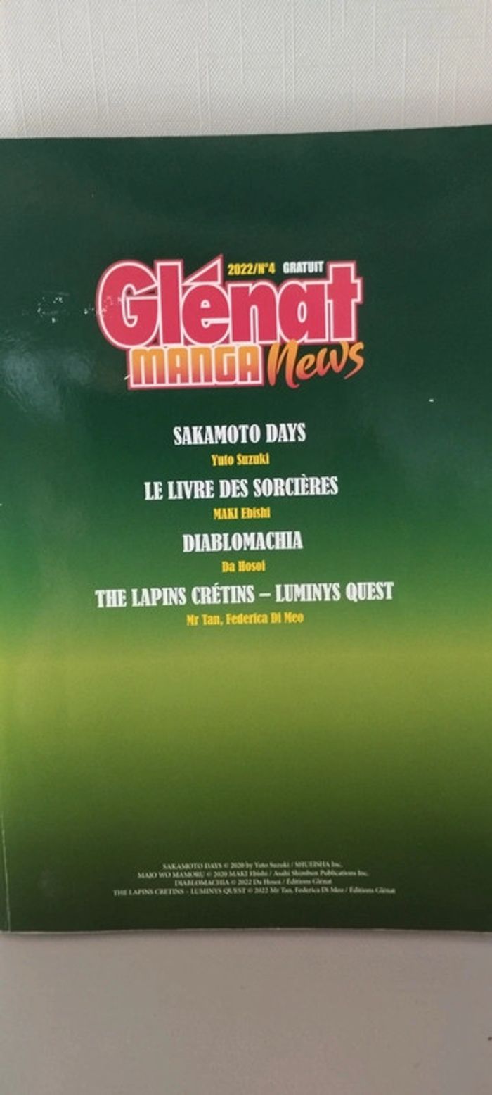 Glénat manga news - photo numéro 2