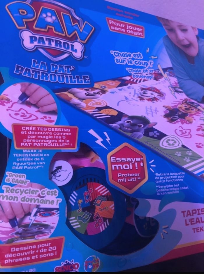 Tapis de dessins à l’eau interactif pat patrouille - photo numéro 2