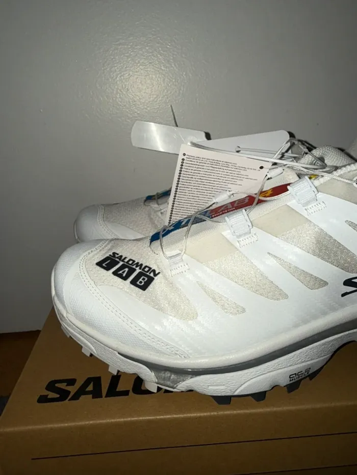 Salomon XT-4 OG Blanche White Ebony Lunar Rock - photo numéro 3
