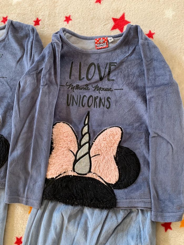 Lot Pyjamas Minnie Rose et Bleus 6 Ans - photo numéro 8