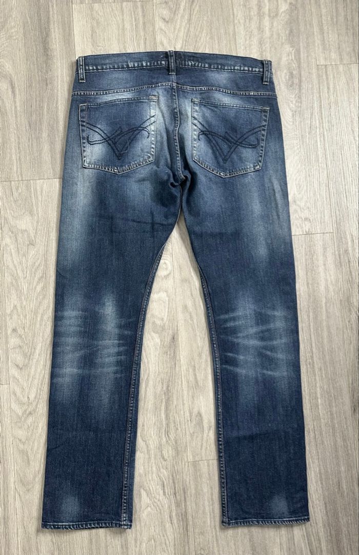 Jean denim slim bleu délavé T46 L/XL - photo numéro 9