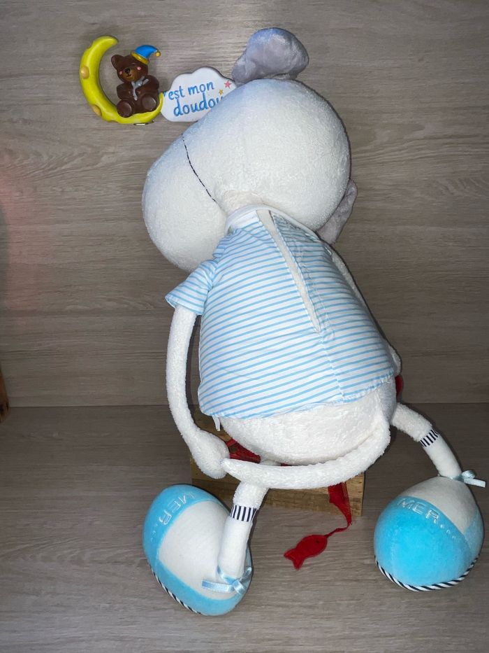 Doudou chien 🐶 XXL Carré blanc - photo numéro 2