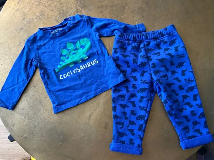 Pyjama 2 pièces dinosaure 9 mois