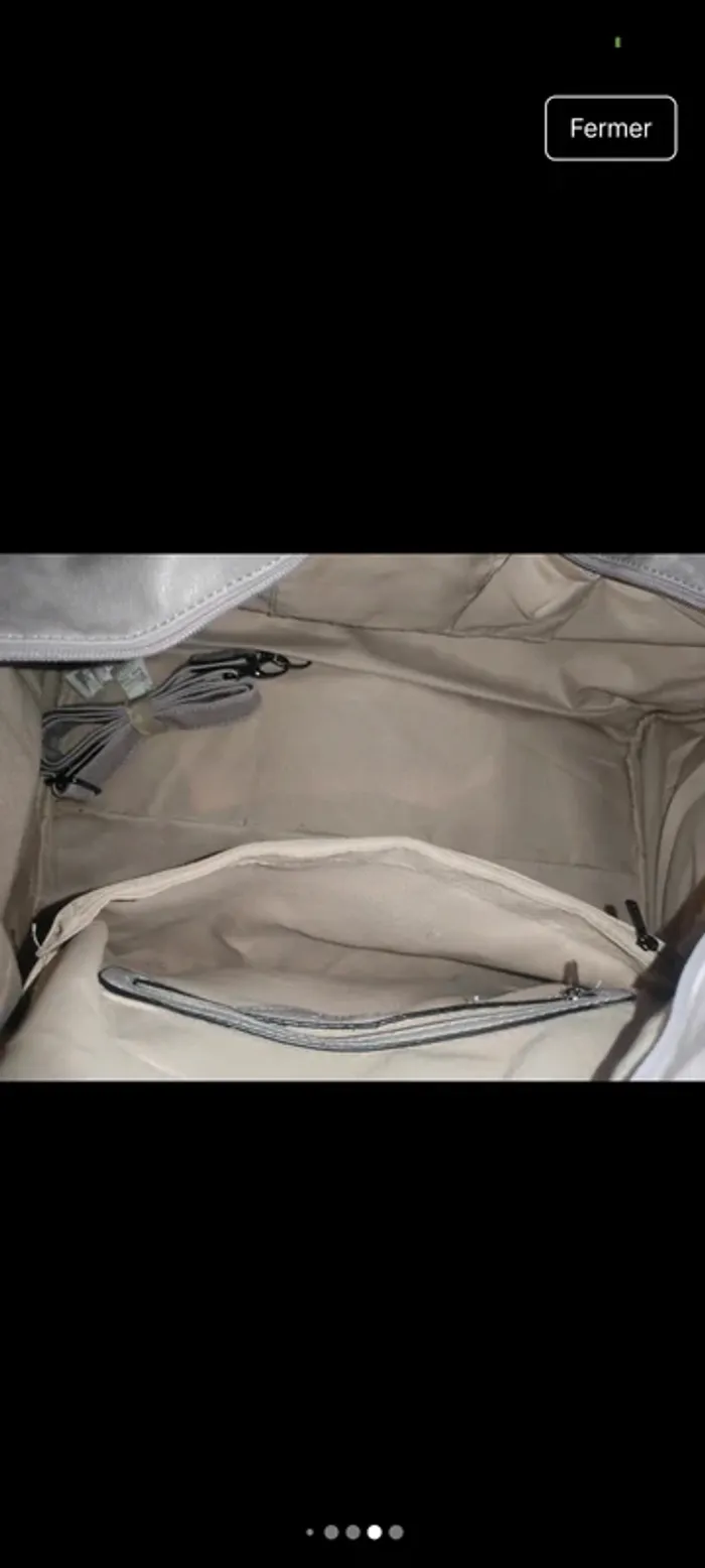 Sac de voyage neuf couleur parme - photo numéro 7