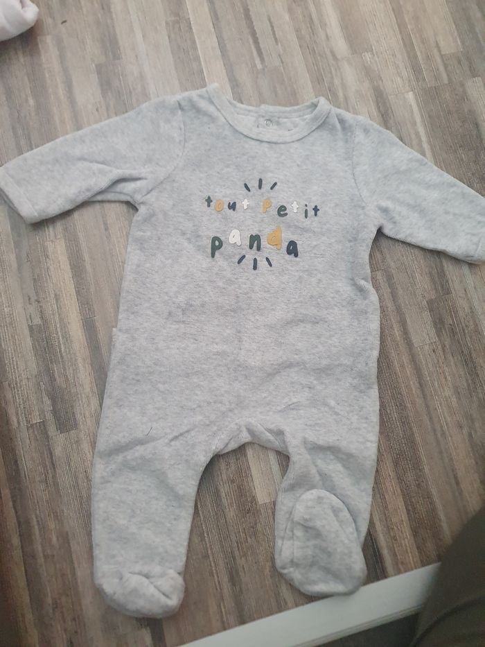 Pyjama velours verbaudet 3 mois
