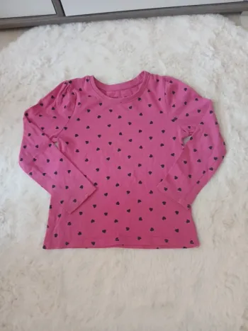 tee-shirt manche longue 4/5ans fille