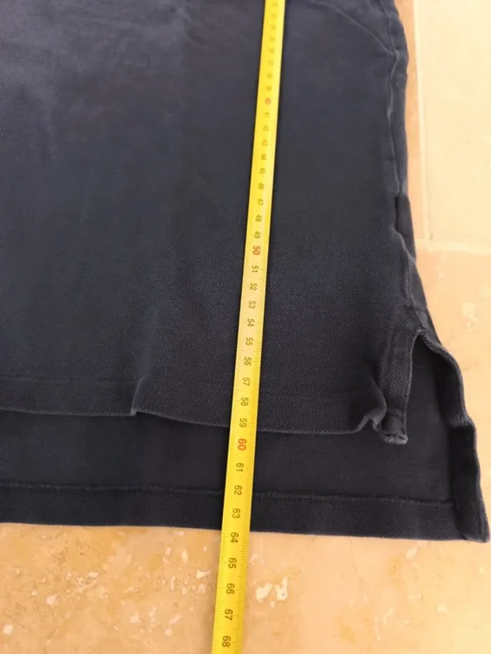 Polo Ralph Lauren homme custom fit L marine logo jaune quelques défauts - photo numéro 10