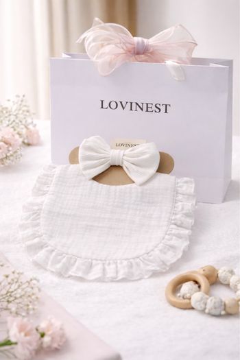 Bavoir avec bandeau Lovinest