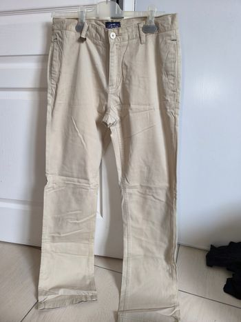 Pantalon beige, bien habillé, 38, excellent état