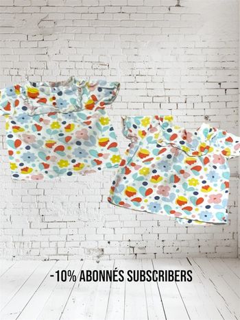 2 tee-shirts 18 mois mots d’enfants