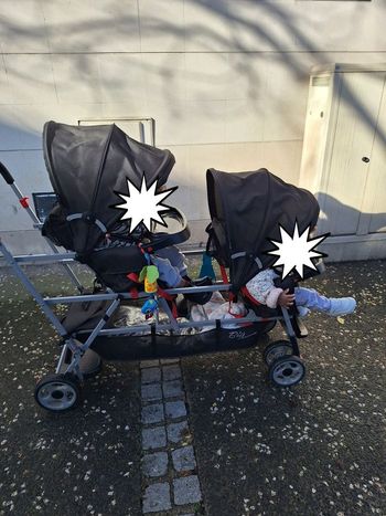 Poussette triple joovy cabosse REMISE EN MAIN PROPRE