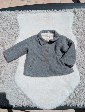 Manteau fille 23 mois gris