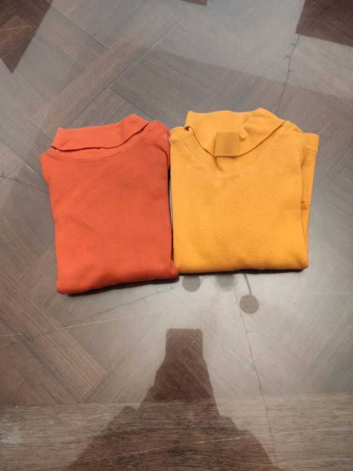 Lot de 2 cols roulés 18 mois