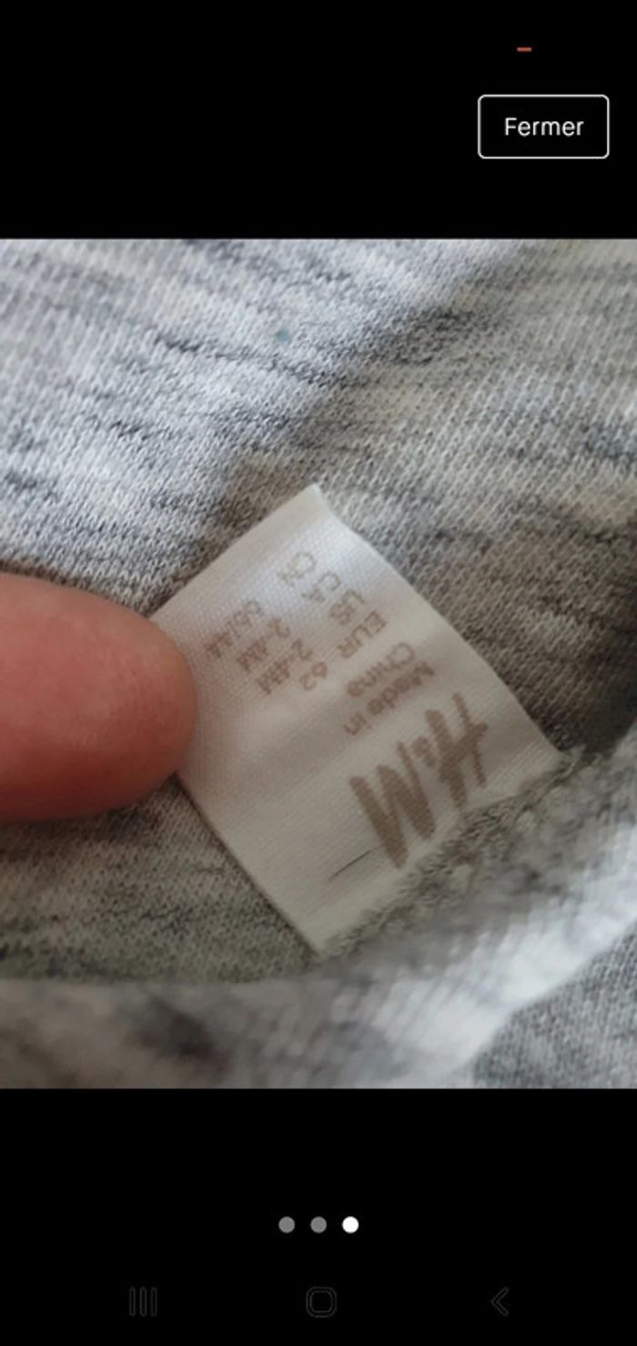 Manteau Gillette fourrée H&M 2/4mois - photo numéro 3