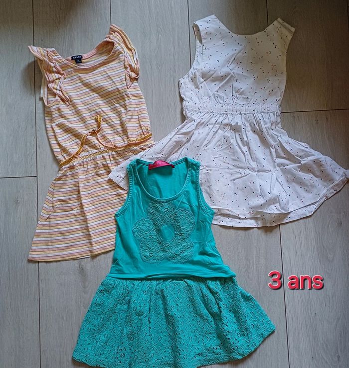 Lot de 3 robes - 3 ans