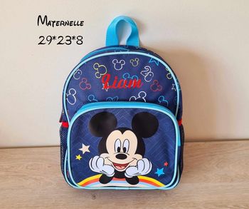Sac maternelle mickey personnalisé