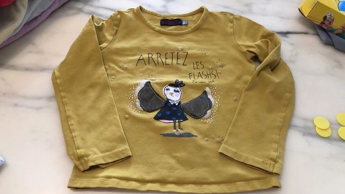 Tee-shirts catimini jaune 4 ans