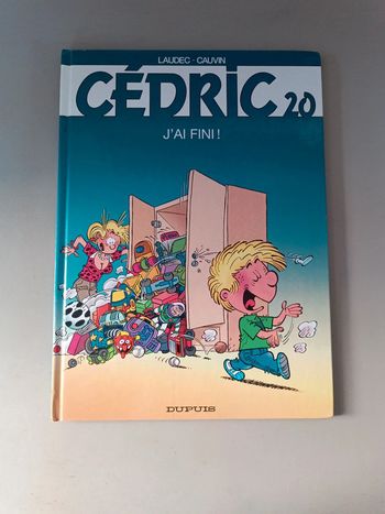 Cédric numéro 20 j'ai fini ! Laudec et Cauvin Dupuis