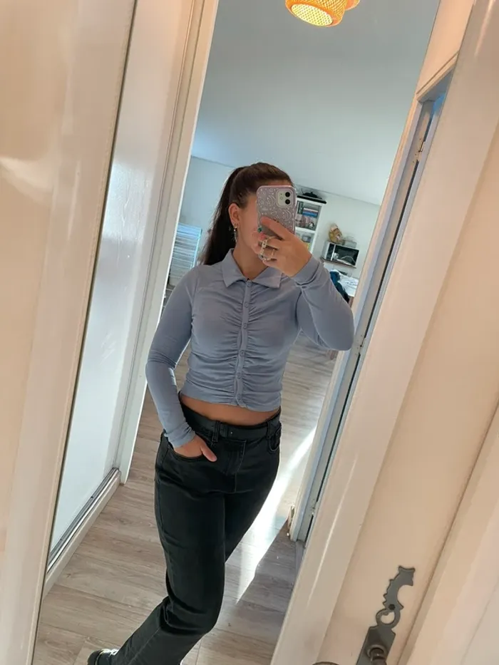 Tee-shirts manches longues crop top - photo numéro 2