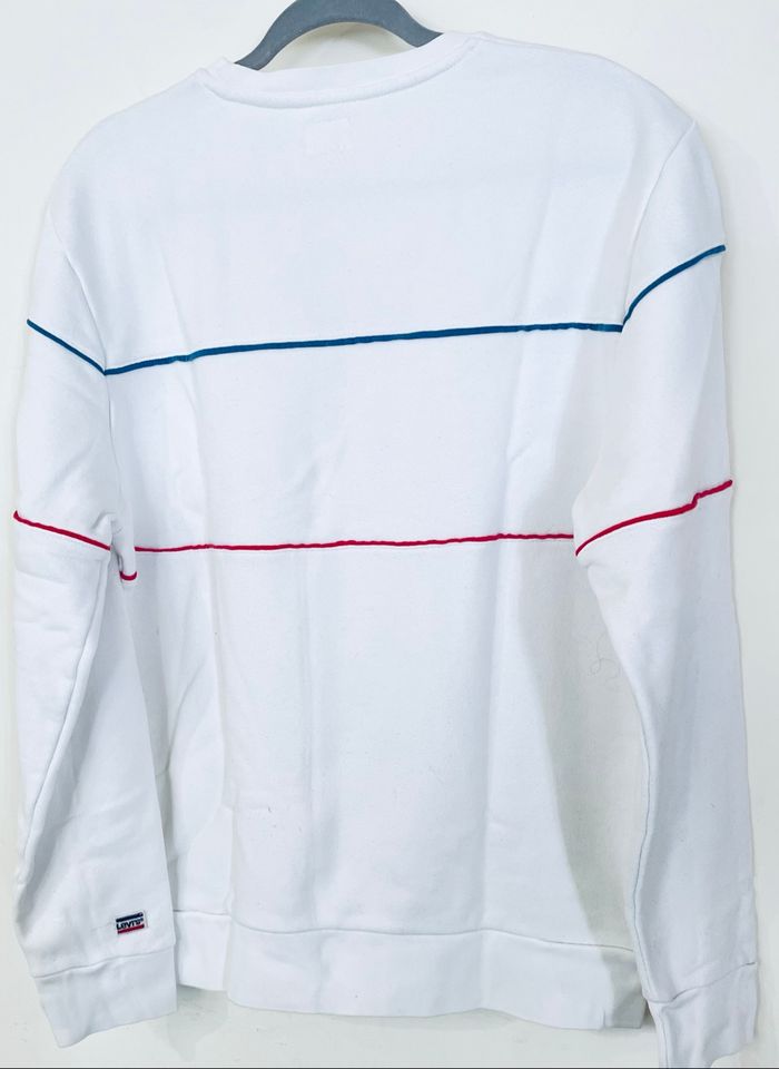 SWEAT-Shirt Blanc Manches Longues Levi’s Homme Taille L /40 Levi’s - photo numéro 3