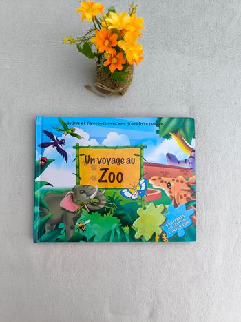Livre puzzle Un voyage au zoo