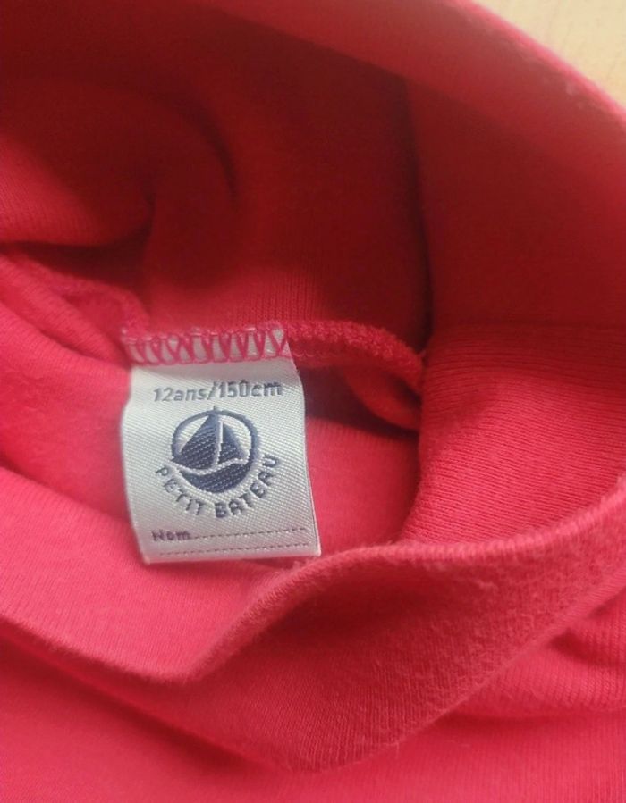 Sous pull petit bateau 12 ans rose - photo numéro 3