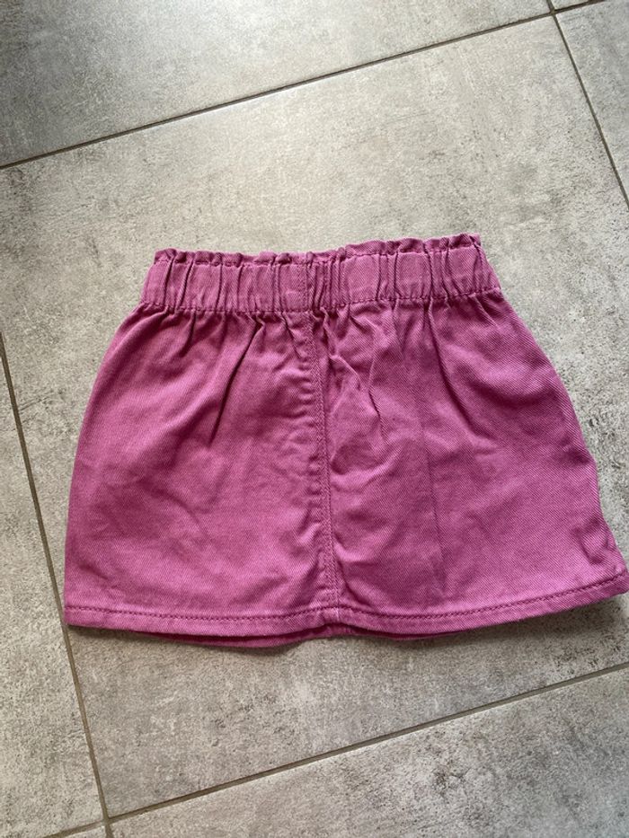 Jupe en jean mauve - photo numéro 2